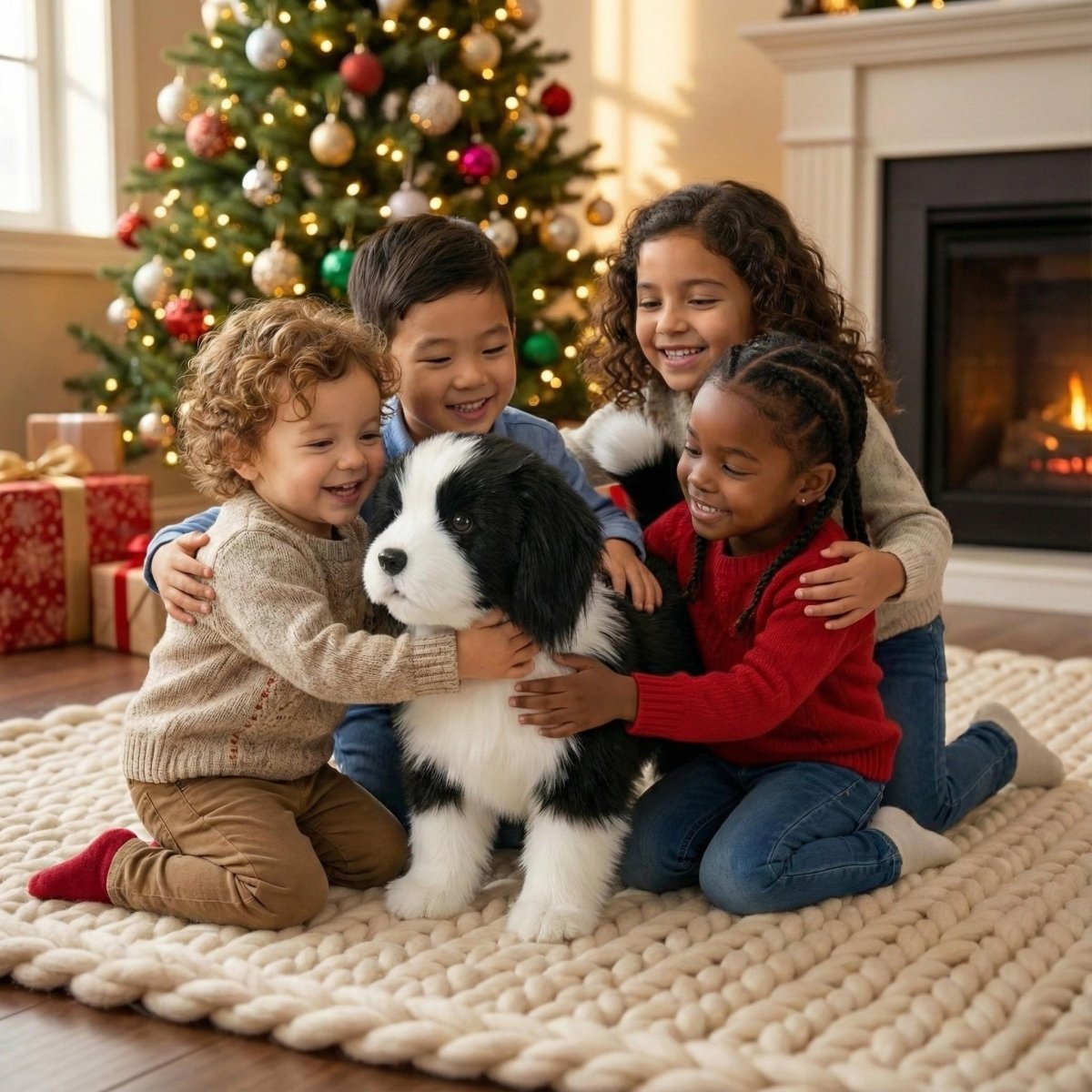 Interactive Plush Walking Toy Dog with Sound