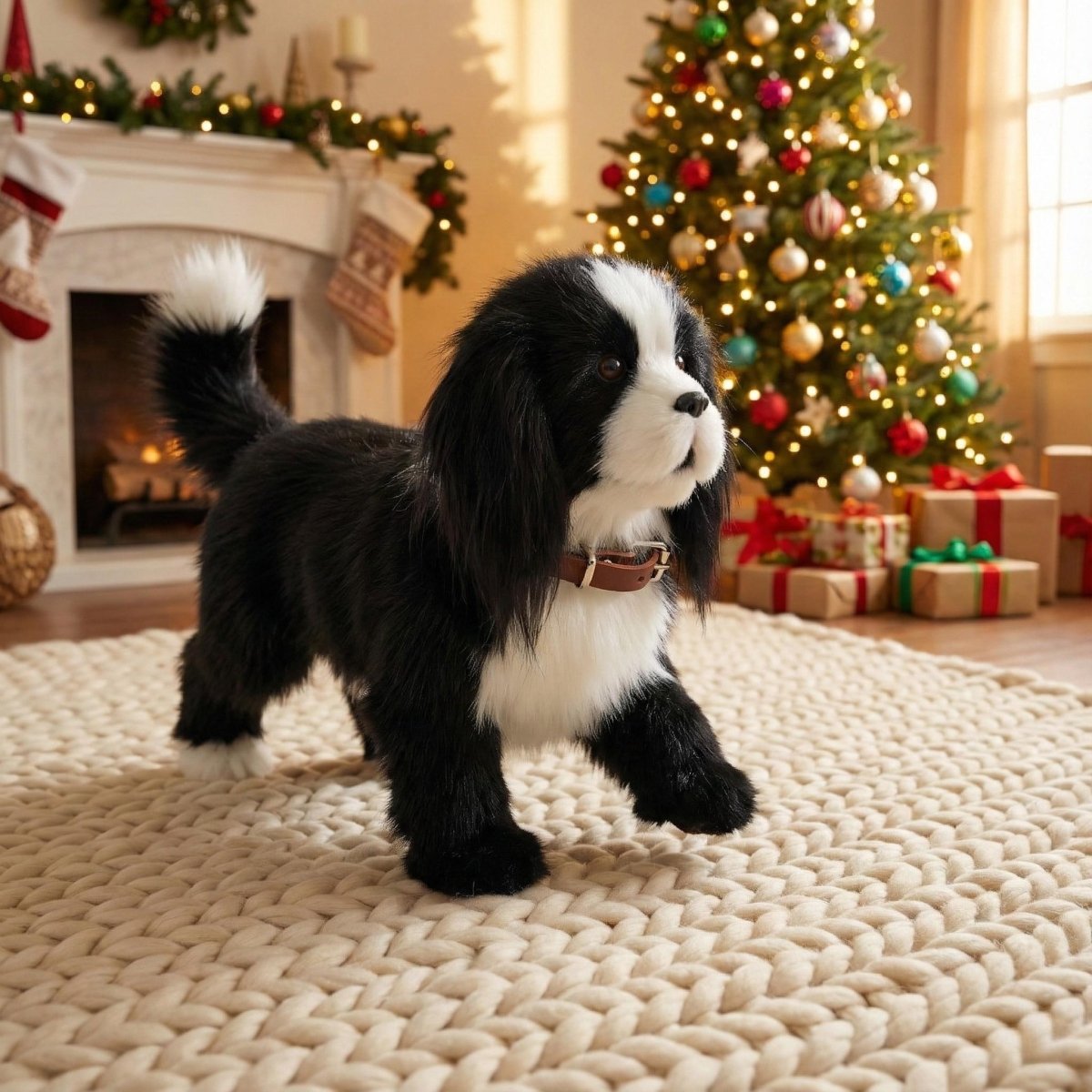 Interactive Plush Walking Toy Dog with Sound