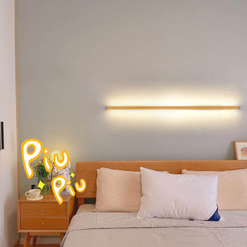 Dimmable Solid Wood LED Wall Light