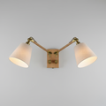 Wall Sconce with Double Articulated Arms
