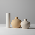 Set of Decorative Ceramic Vases