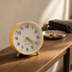 Silent Sweep Bedside Alarm Clock with Warm Night Light