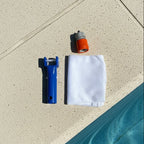 AquaSweep Water Pressure Pool Cleaner with Reusable Filter Bag