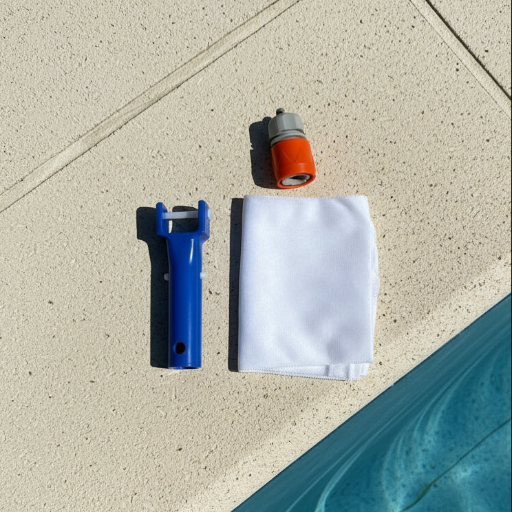 AquaSweep Water Pressure Pool Cleaner with Reusable Filter Bag