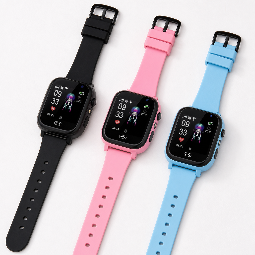 Kids' GPS Smartwatch with Live Tracking and Video Calling – 4G Enabled