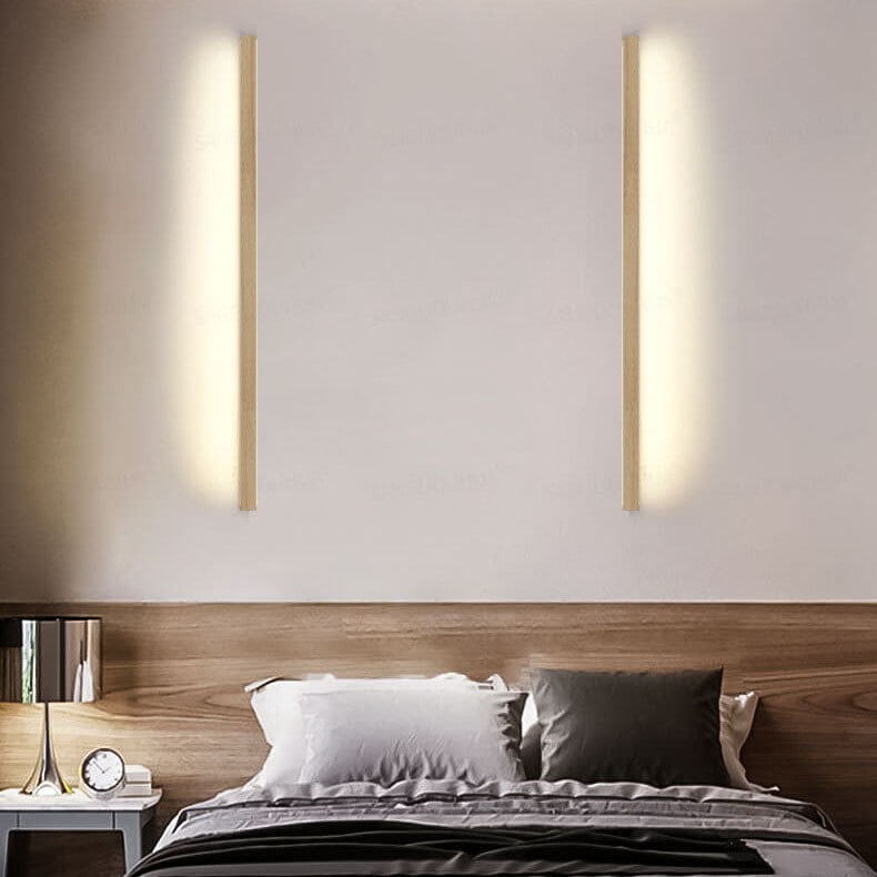 Dimmable Solid Wood LED Wall Light