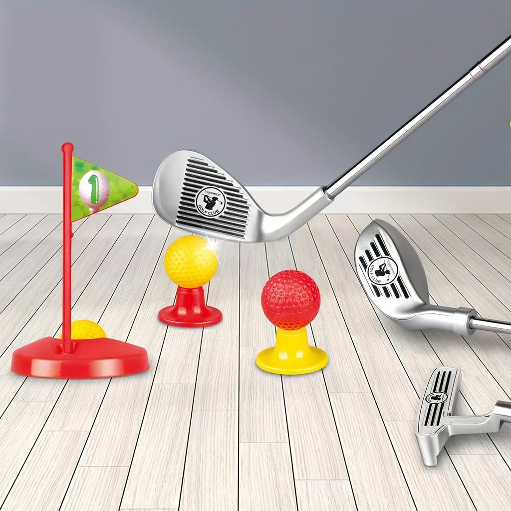 Kids Golf Set with Adjustable Clubs & Accessories
