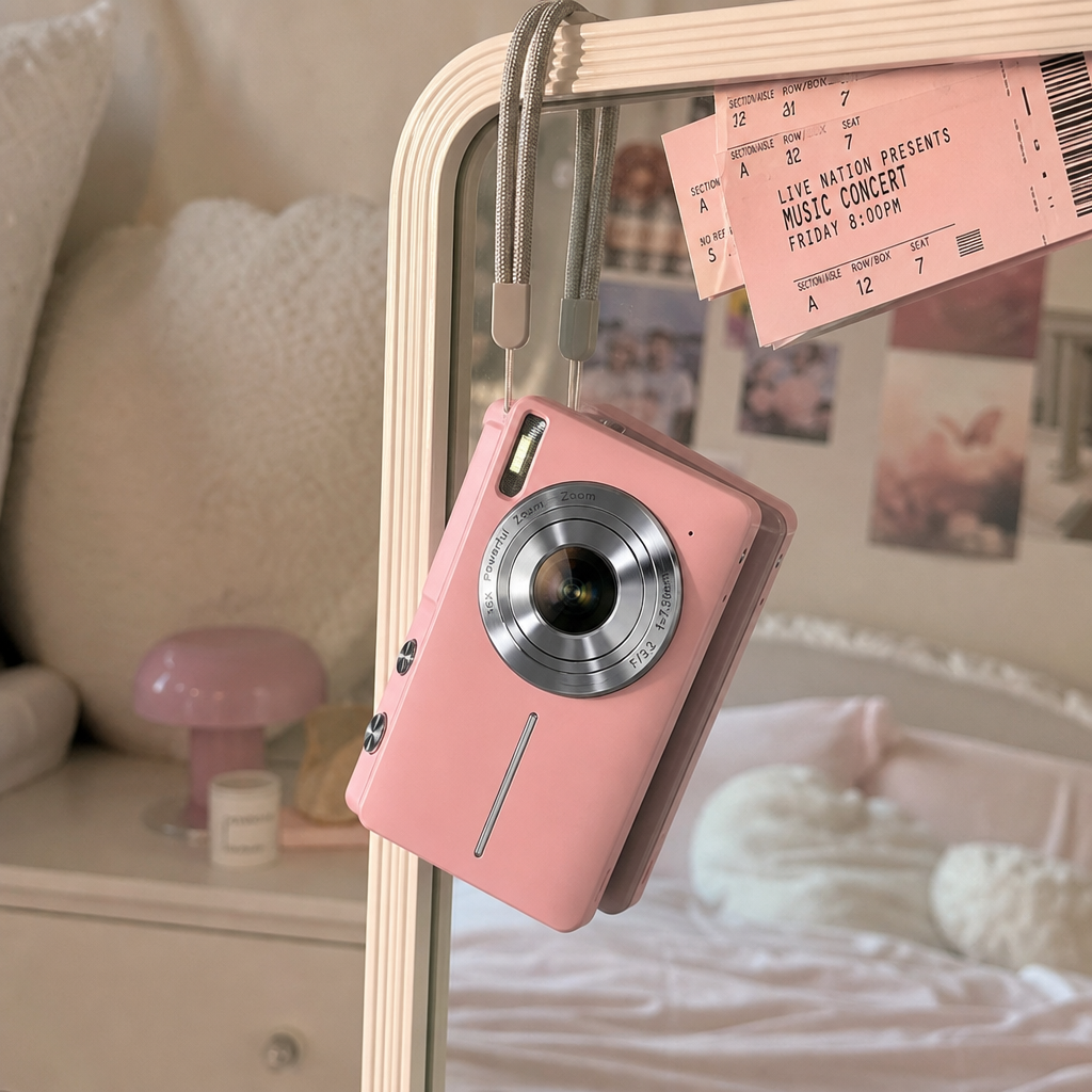 Retro Digital Compact Camera – Vintage-Style Photography for Everyday Use