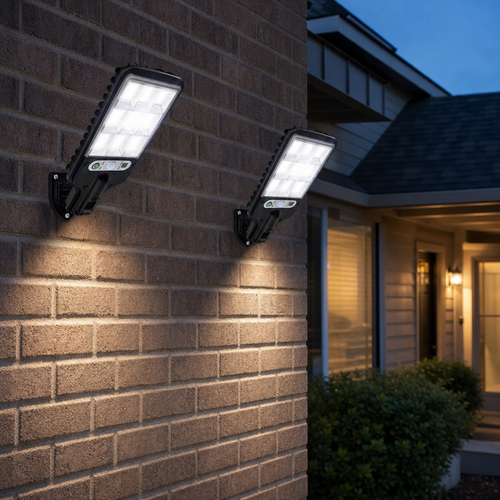 BrightSentinel Solar Motion Sensor Outdoor Security Light