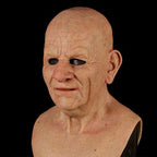 Premium Realistic Latex Transformation Mask with Detailed Beard
