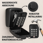 KeyGuard Outdoor Key Safe Wall Mounted Lock Box for Keys