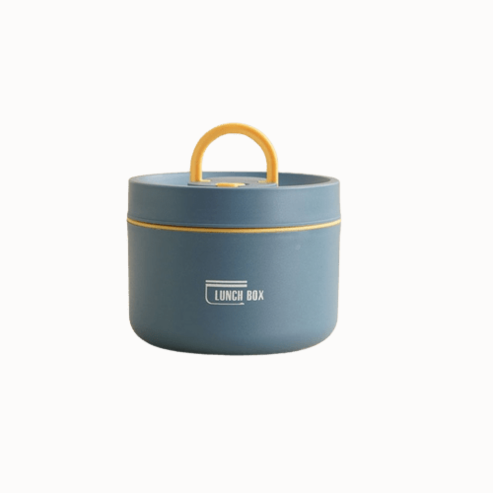 ThermalLock Stainless Steel Double-Wall Insulated Food Container with Leak-Resistant Seal