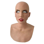 Premium Realistic Latex Transformation Mask with Detailed Beard