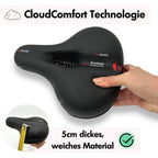 RideEase Comfort Bike Saddle | Ergonomic Gel Bicycle Seat