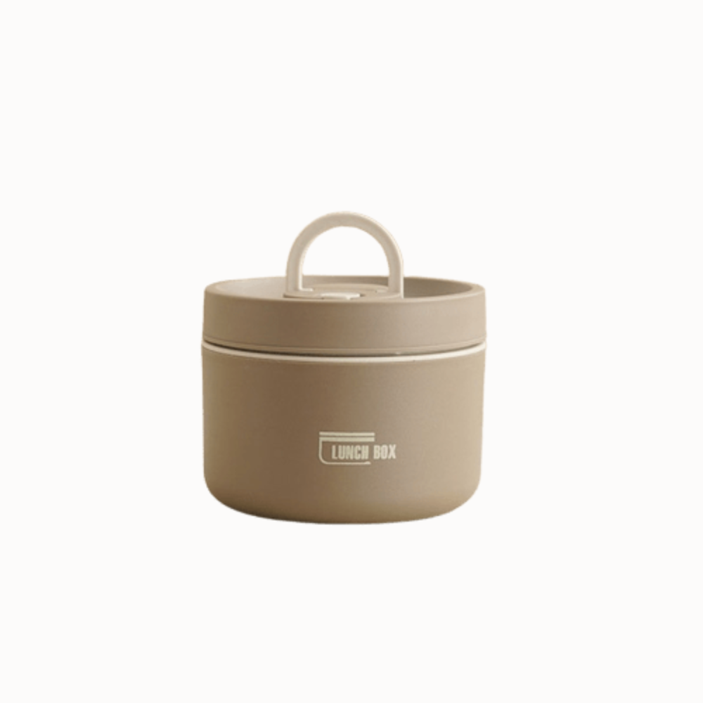 ThermalLock Stainless Steel Double-Wall Insulated Food Container with Leak-Resistant Seal