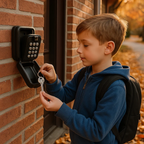 KeyGuard Outdoor Key Safe Wall Mounted Lock Box for Keys