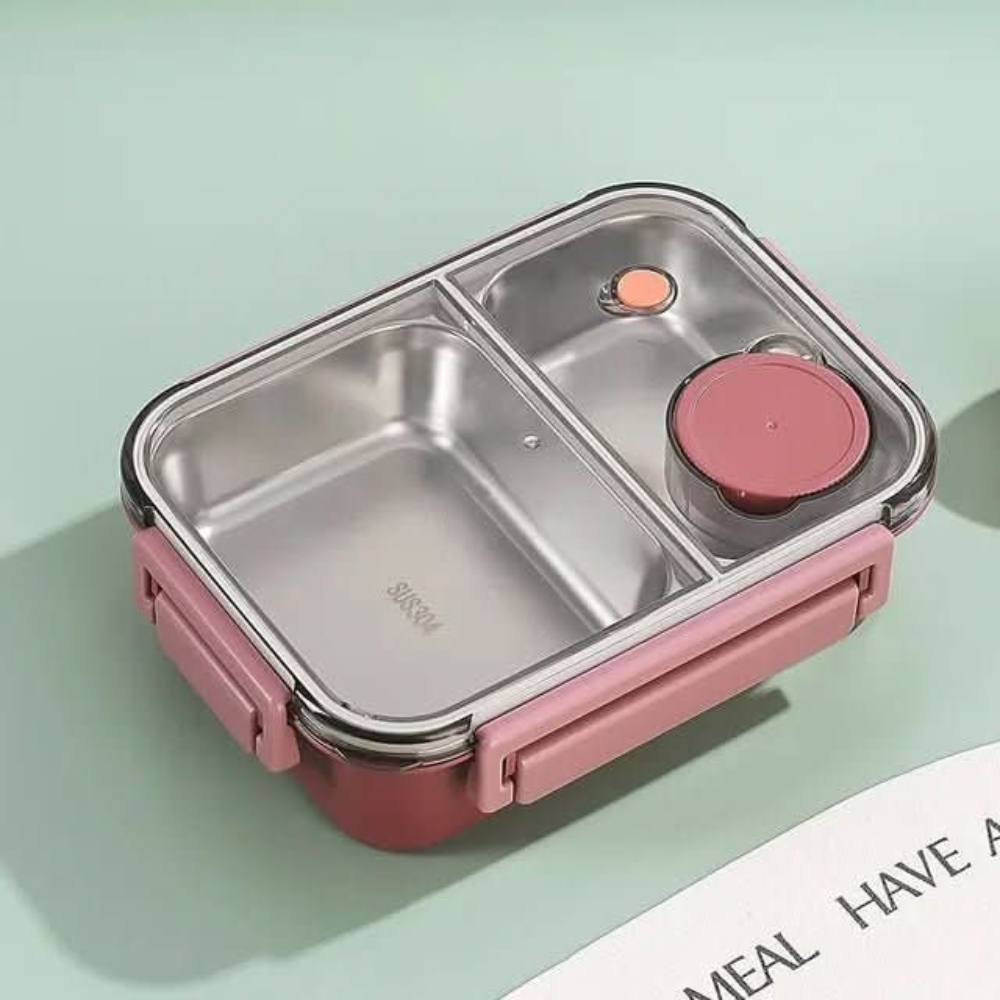 Premium Stainless Steel Insulated Lunch Container with Leak-Proof Seal