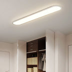 Slim Profile Oval LED Flush Ceiling Fixture with Dimmable Options