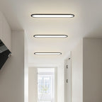 Slim Profile Oval LED Flush Ceiling Fixture with Dimmable Options