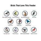 Weight-Activated Rotating Perch Bird Feeder for Gardens