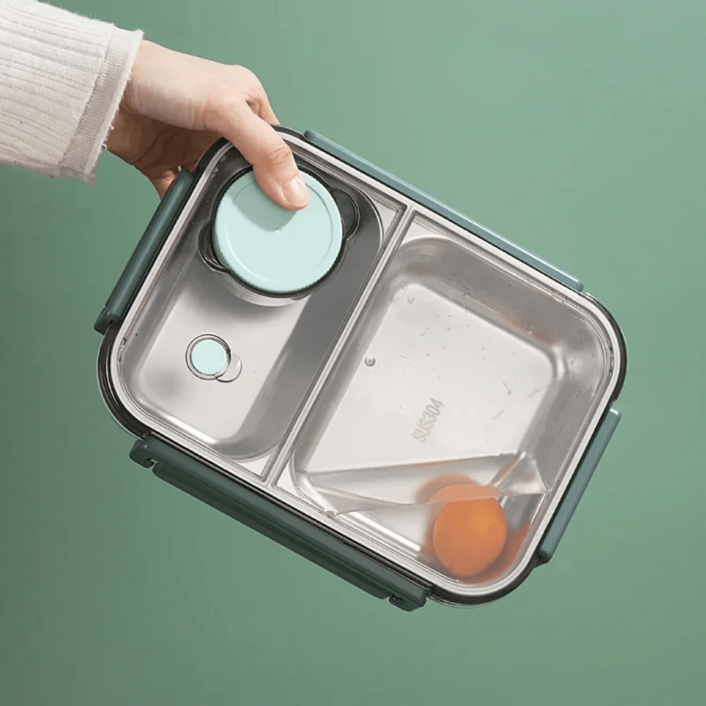Premium Stainless Steel Insulated Lunch Container with Leak-Proof Seal