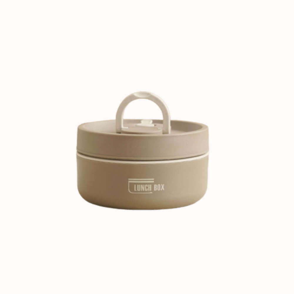 ThermalLock Stainless Steel Double-Wall Insulated Food Container with Leak-Resistant Seal