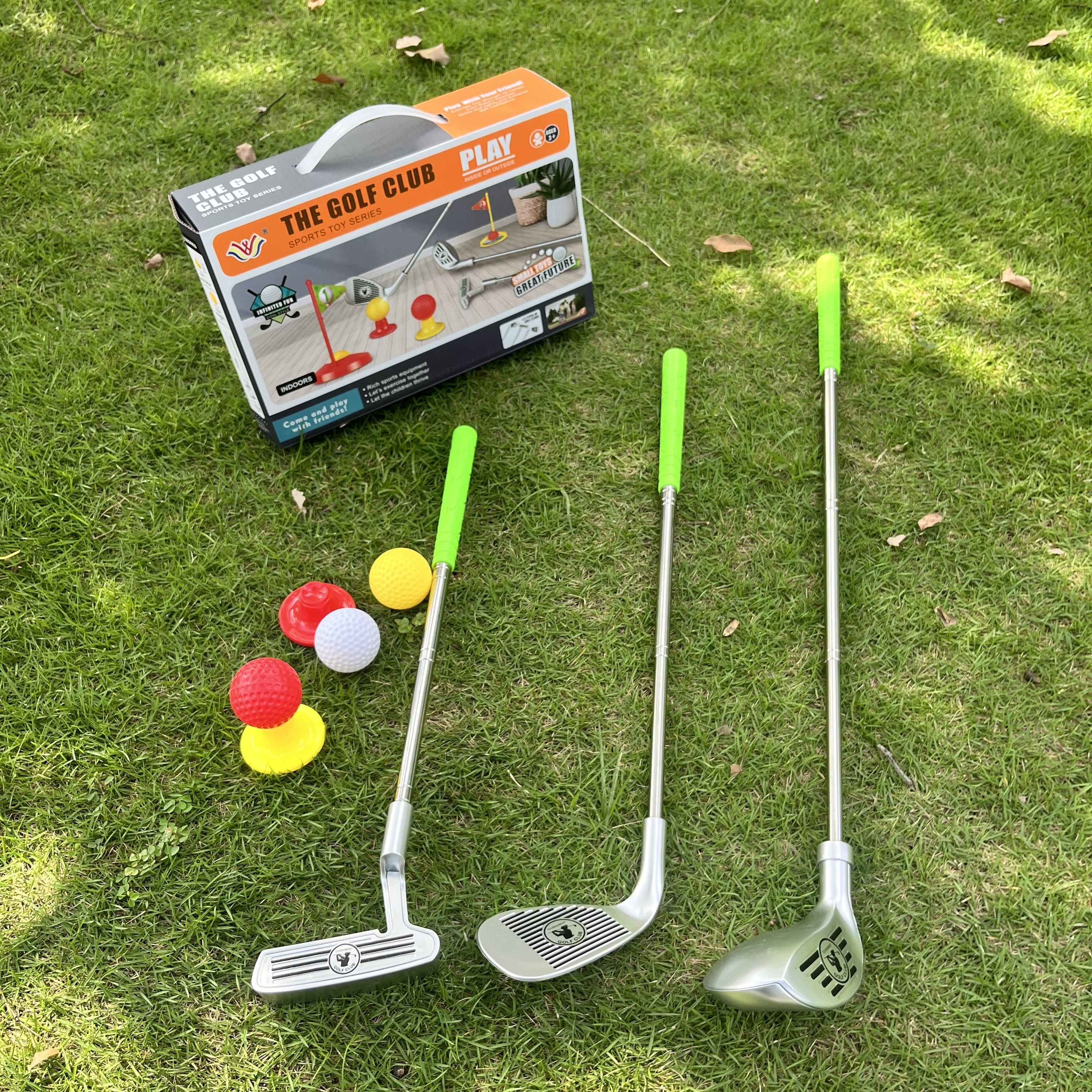 Kids Golf Set with Adjustable Clubs & Accessories