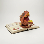 DinoScape 3D Pop-Up Dinosaur Adventure Book for Children