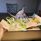 DinoScape 3D Pop-Up Dinosaur Adventure Book for Children