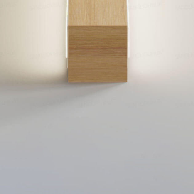 Dimmable Solid Wood LED Wall Light