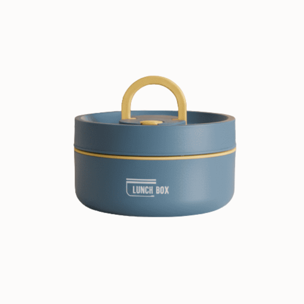 ThermalLock Stainless Steel Double-Wall Insulated Food Container with Leak-Resistant Seal