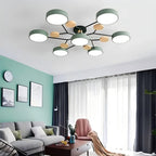NordLume Modern LED Acrylic Ceiling Light for Living Room and Bedroom