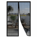 AeroSeal Magnetic Fly Screen Door Self-Closing Mesh Curtain