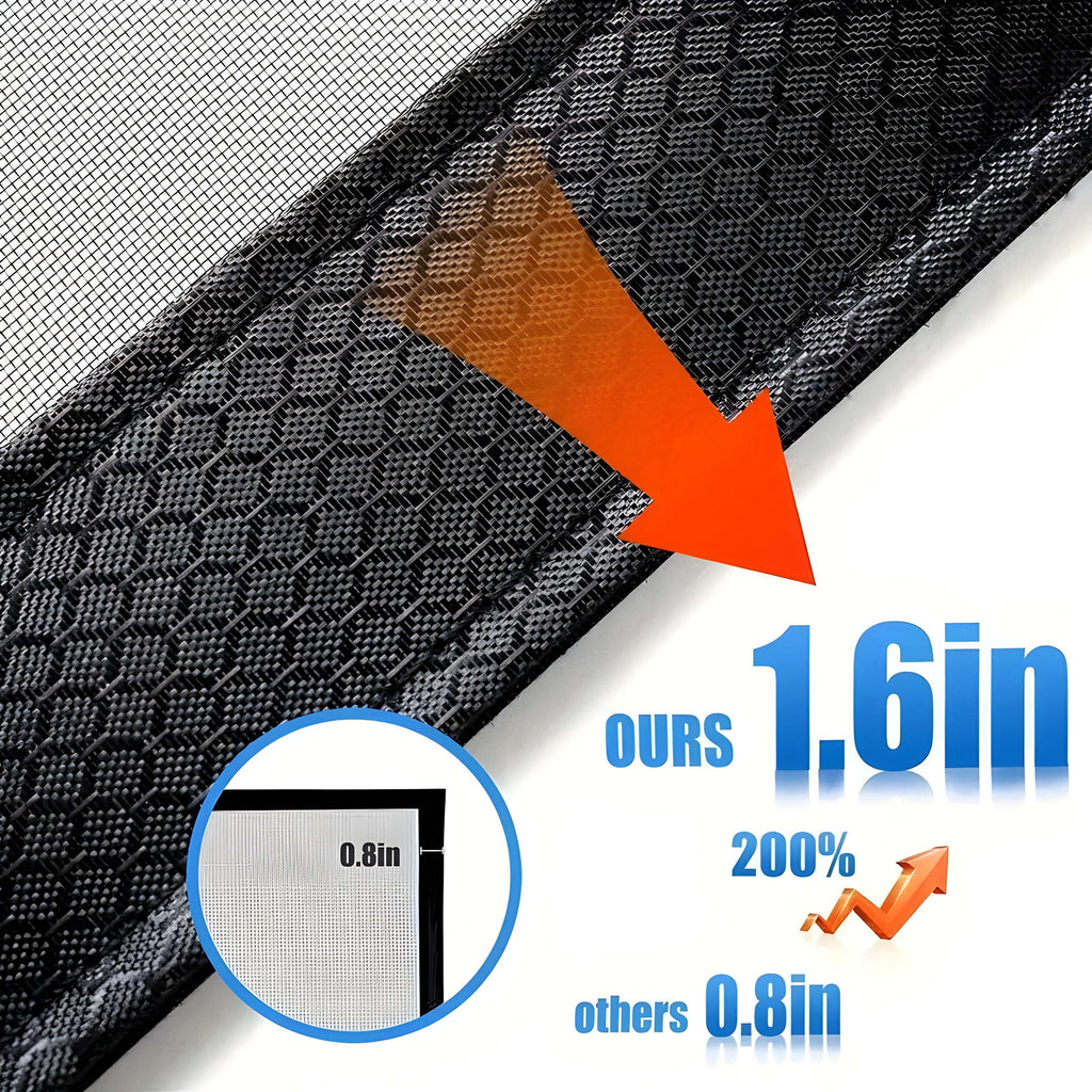 AeroSeal Magnetic Fly Screen Door Self-Closing Mesh Curtain