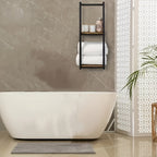 Wall Mounted Stainless Steel 2 Tier Towel Rack