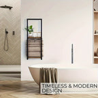 Wall Mounted Stainless Steel 2 Tier Towel Rack