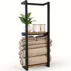 Wall Mounted Stainless Steel 2 Tier Towel Rack