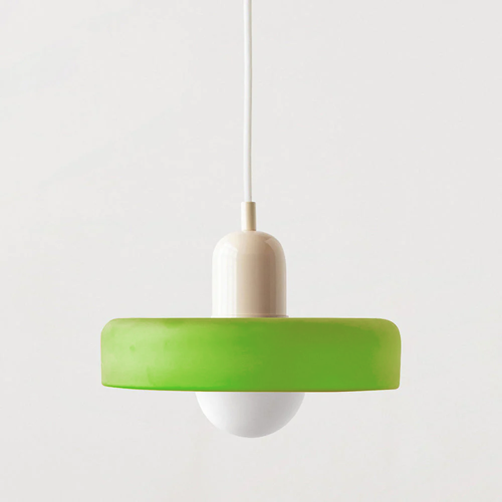 Luméa Bauhaus Suspension in Coloured Glass