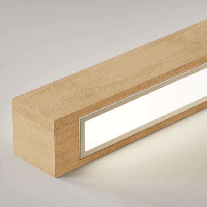 Dimmable Solid Wood LED Wall Light