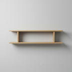 Floating Oak Wall Shelf