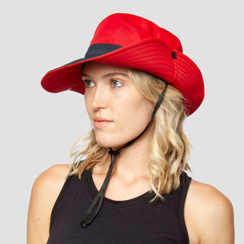 Adjustable Wide-Brim UV Protection Sun Hat with Ponytail Slot