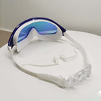 AquaVista Wide View Swim Goggles | Anti-Fog UV Protection Adult Goggles