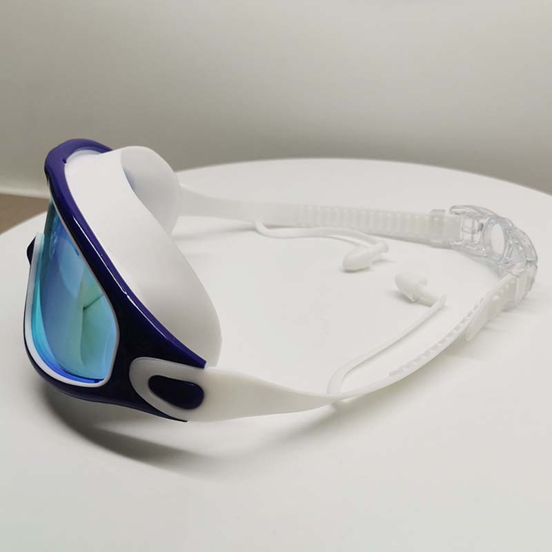 AquaVista Wide View Swim Goggles | Anti-Fog UV Protection Adult Goggles