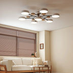 NordLume Modern LED Acrylic Ceiling Light for Living Room and Bedroom