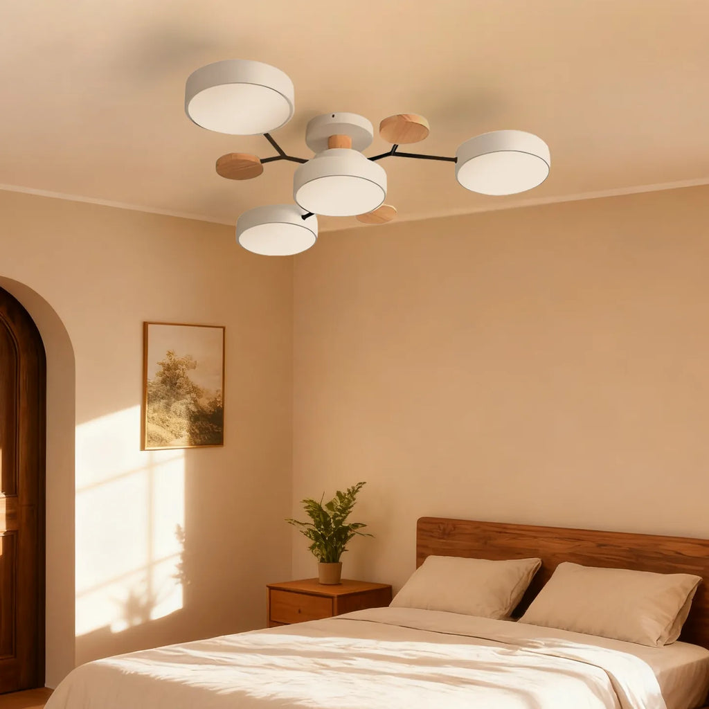 NordLume Modern LED Acrylic Ceiling Light for Living Room and Bedroom