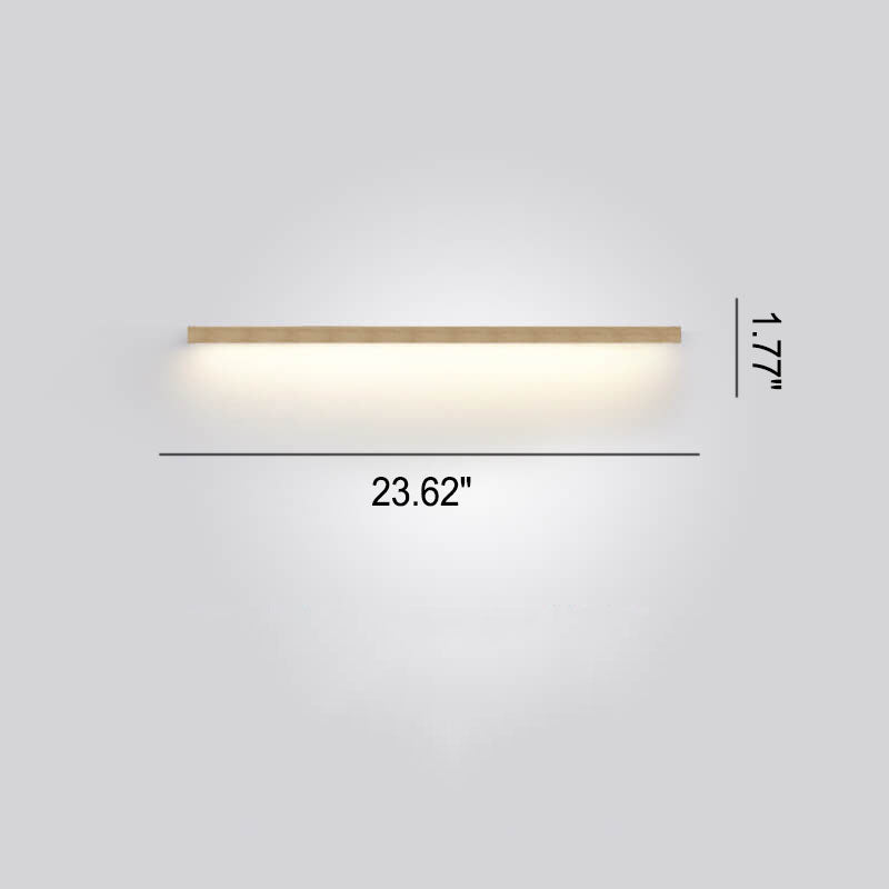 Dimmable Solid Wood LED Wall Light