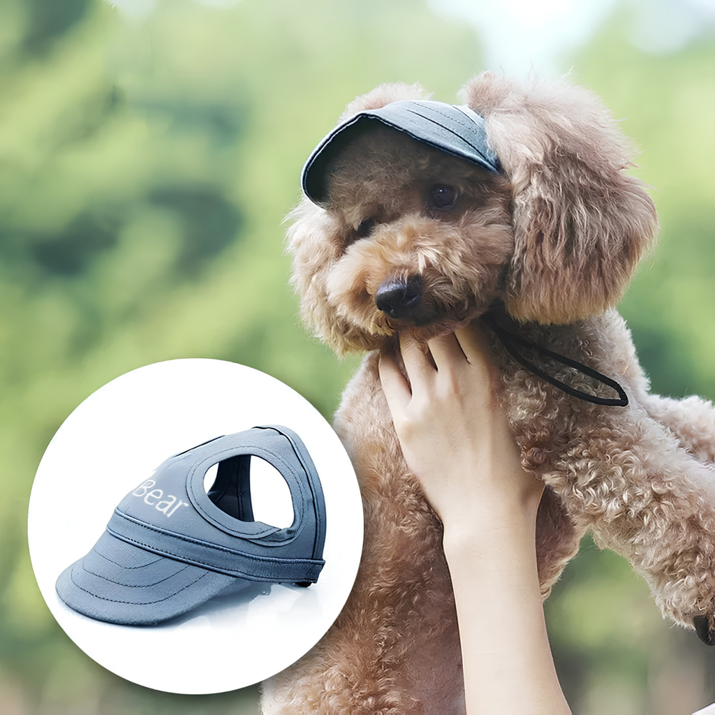 PawShade Dog Sun Hat with Adjustable Strap and Ear Openings