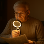 ClearView LED Magnifying Glass with 30x Magnification for Reading