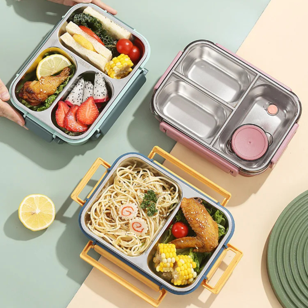 Premium Stainless Steel Insulated Lunch Container with Leak-Proof Seal
