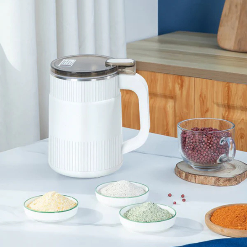 PowerGrind Stainless Steel Grain Mill - Electric Powder Grinder for Coffee, Spices & Seeds